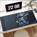 Valorant Neon Mouse Pad Gaming XL New HD Mousepad XXL MousePads Natural Rubber Anti Slip Office Computer Mouse Mat Table Mat