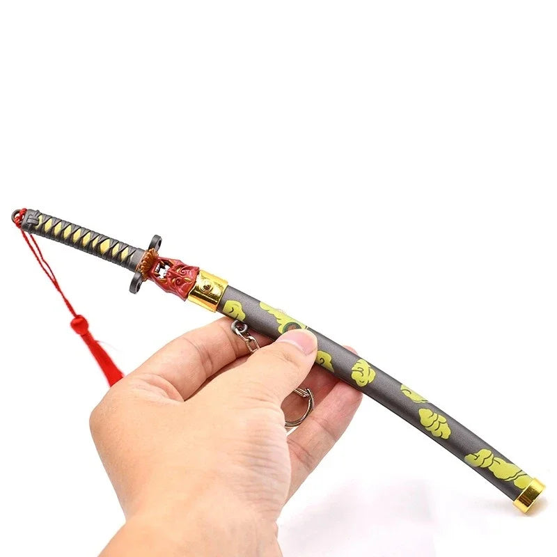 Valorant Game Peripheral Alloy Weapon Onimaru Kunizuna Bounce Jumping Sword Katana Handicraft Model Collection Ornament Toy 22cm