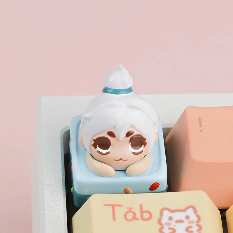 Valorant Theme Keycap cute Keycap Mechanical Keyboard 1pcs PC Esports Gaming Keyboard Accessorie Collection Gift Custom Keycap