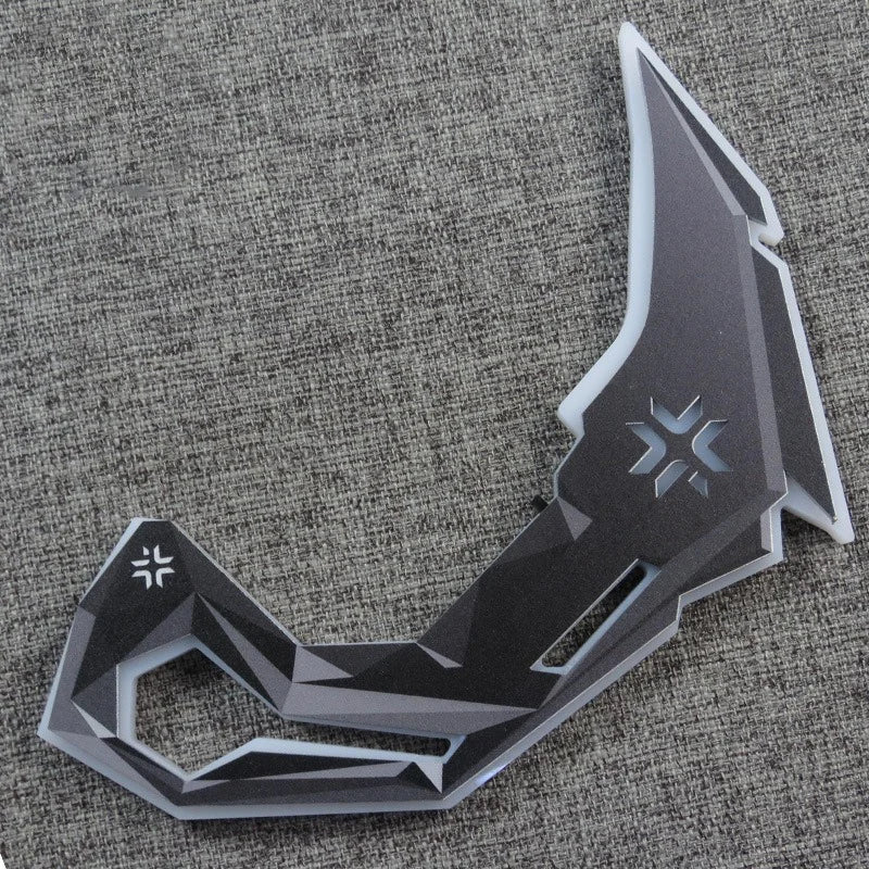 25cm Valorant VCT Karambit Wooden Charging Glows Toy Sword Claw Knife Game Melee Model Party Cosplay Props Gifts Collections