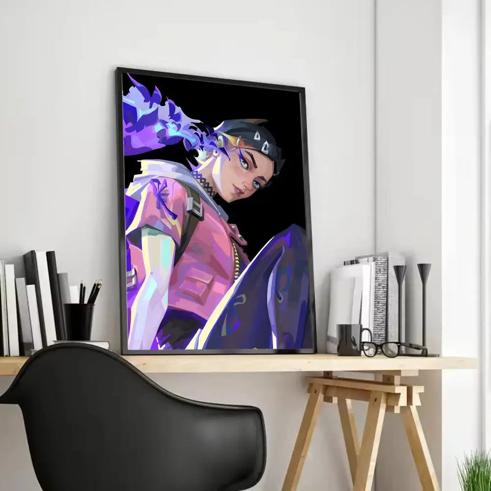 Clove Valorant Poster HD art sticky wall waterproof home living room bedroom bar aesthetic decoration