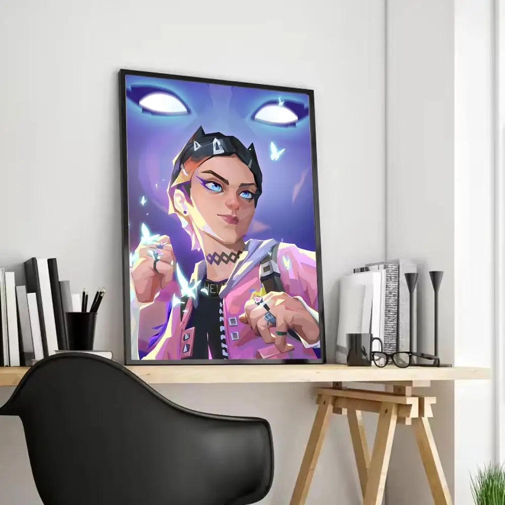 Clove Valorant Poster HD art sticky wall waterproof home living room bedroom bar aesthetic decoration