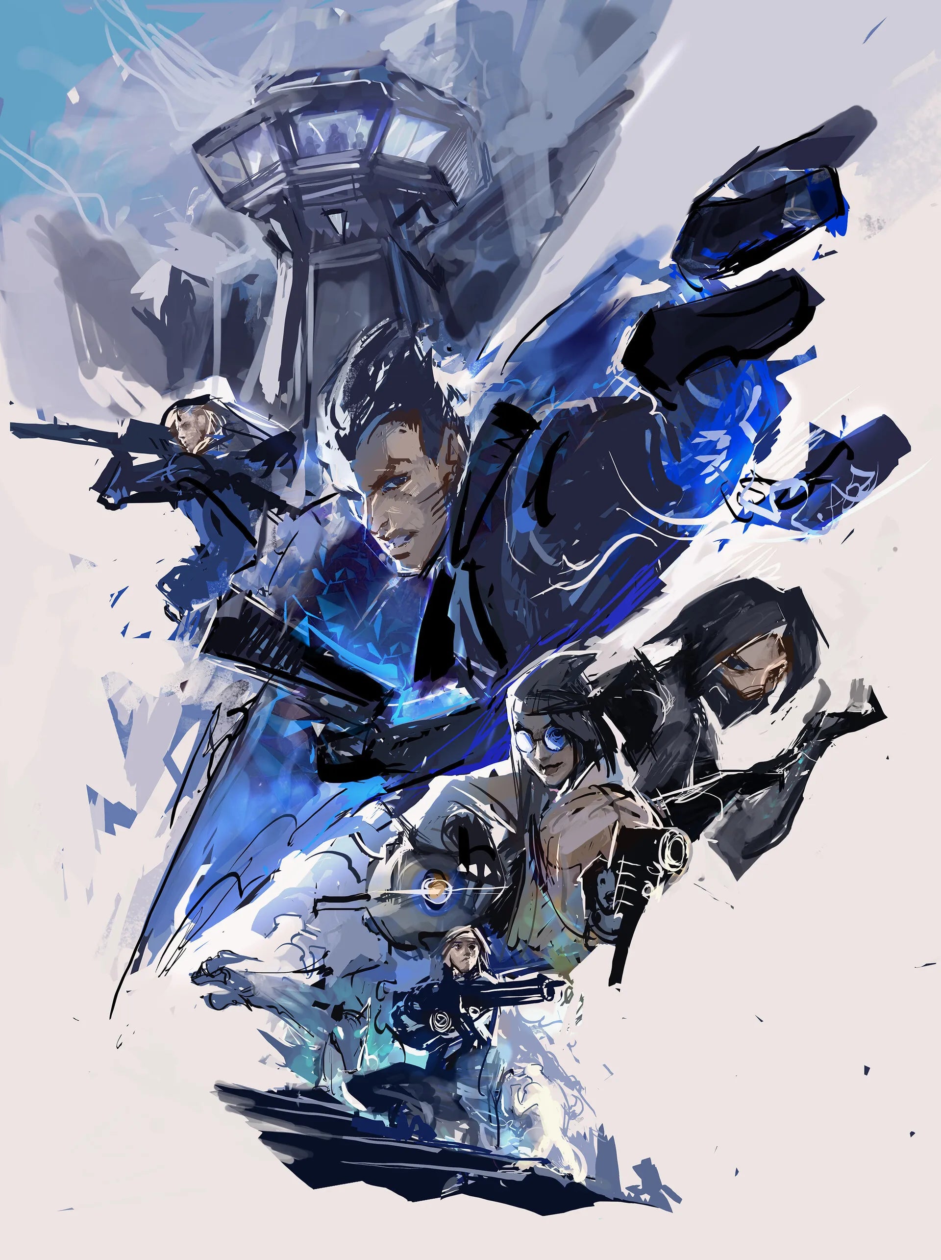 Video Game V-Valorant Cool Poster Prints Wall Art Canvas Painting Print  Wall Art Picture for Bedroom Living Room Home Decor