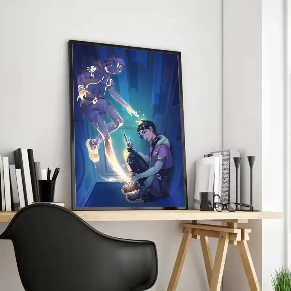 Clove Valorant Poster HD art sticky wall waterproof home living room bedroom bar aesthetic decoration