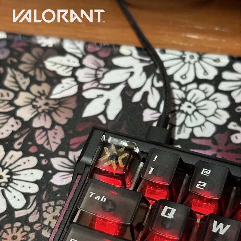 VALORANT VCT Keycaps OEM Profile Customized Resin Material VALORANT Champions Tour Logo Golden Version for DIY Keyboard Keycaps