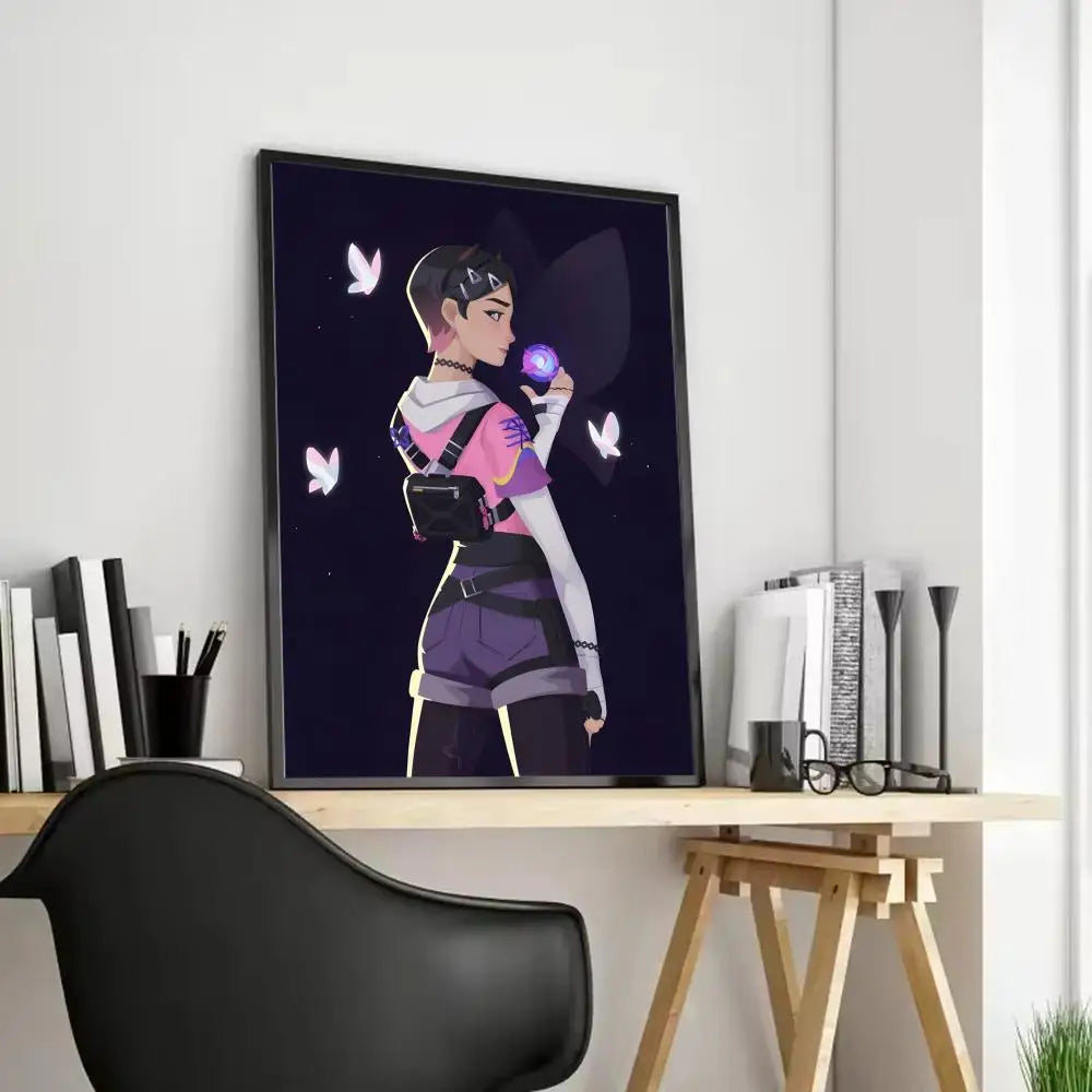 Clove Valorant Poster HD art sticky wall waterproof home living room bedroom bar aesthetic decoration