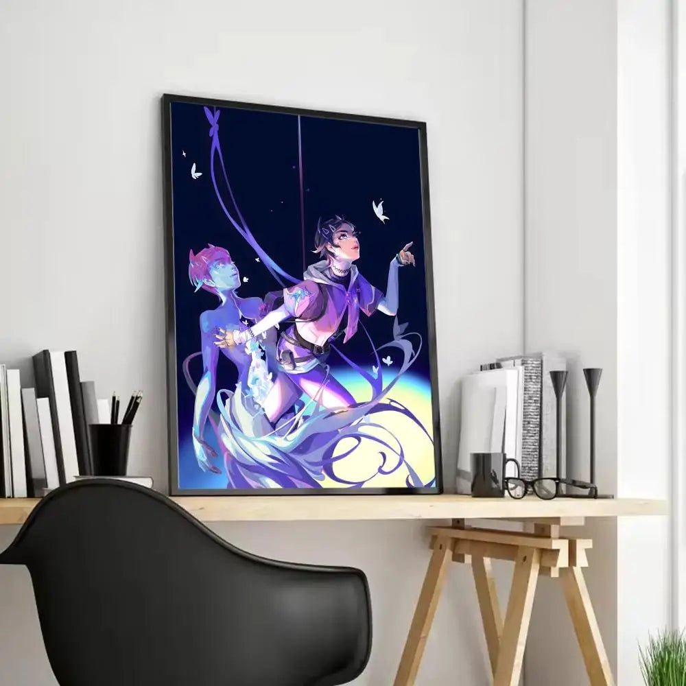 Clove Valorant Poster HD art sticky wall waterproof home living room bedroom bar aesthetic decoration