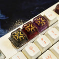 VALORANT VCT Keycaps OEM Profile Customized Resin Material VALORANT Champions Tour Logo Golden Version for DIY Keyboard Keycaps