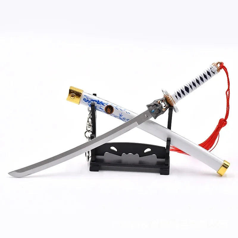 Valorant Game Peripheral Alloy Weapon Onimaru Kunizuna Bounce Jumping Sword Katana Handicraft Model Collection Ornament Toy 22cm