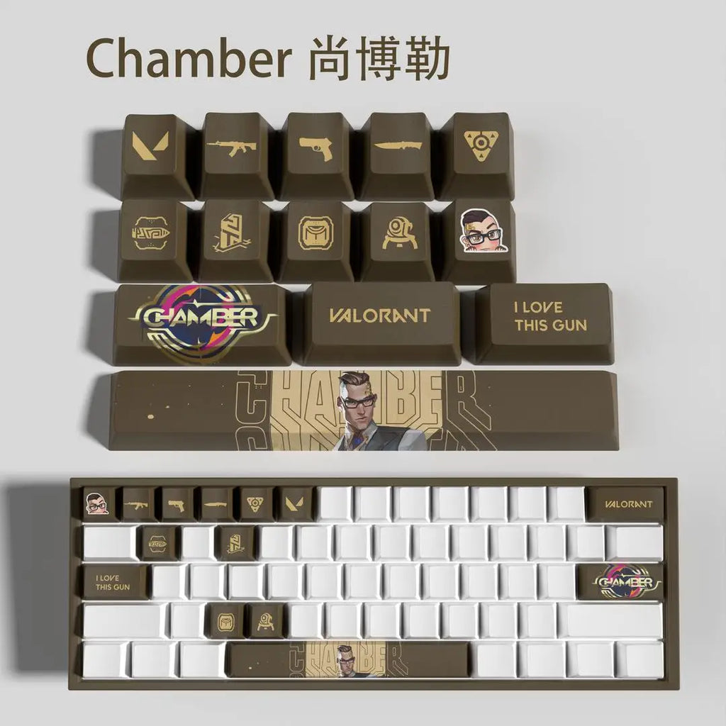 VALORANT Chamber keycap new 14 key mini set OEM height