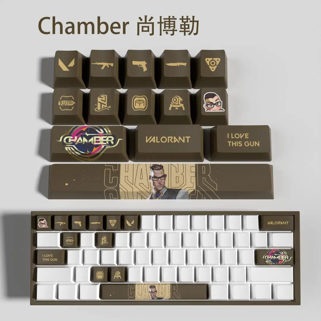 VALORANT Chamber keycap new 14 key mini set OEM height