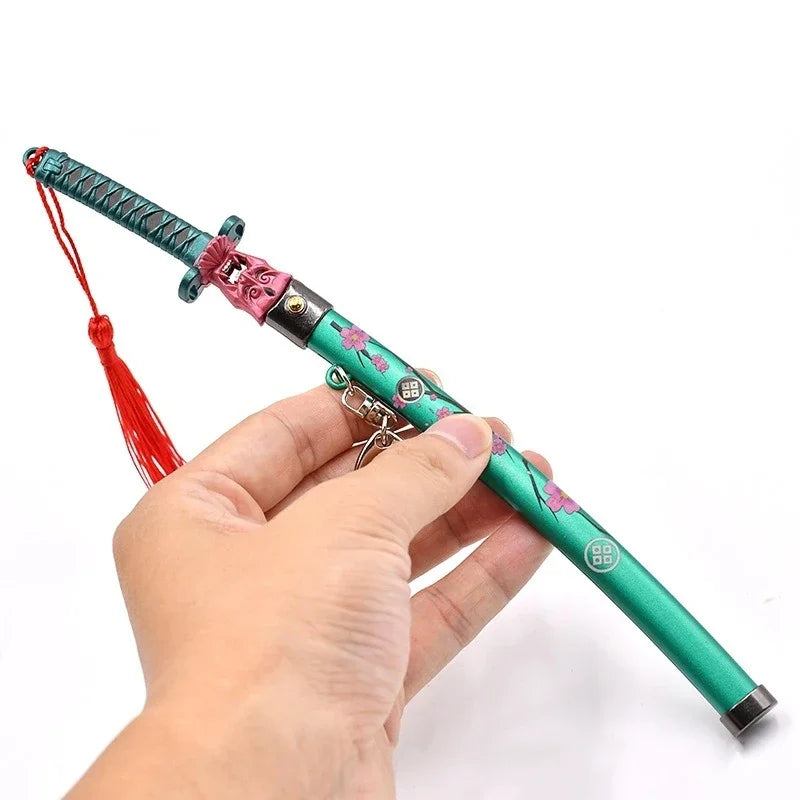 Valorant Game Peripheral Alloy Weapon Onimaru Kunizuna Bounce Jumping Sword Katana Handicraft Model Collection Ornament Toy 22cm
