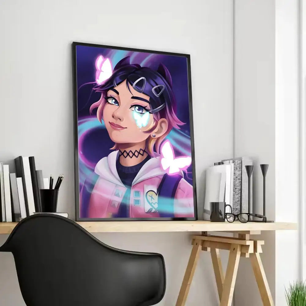 Clove Valorant Poster HD art sticky wall waterproof home living room bedroom bar aesthetic decoration
